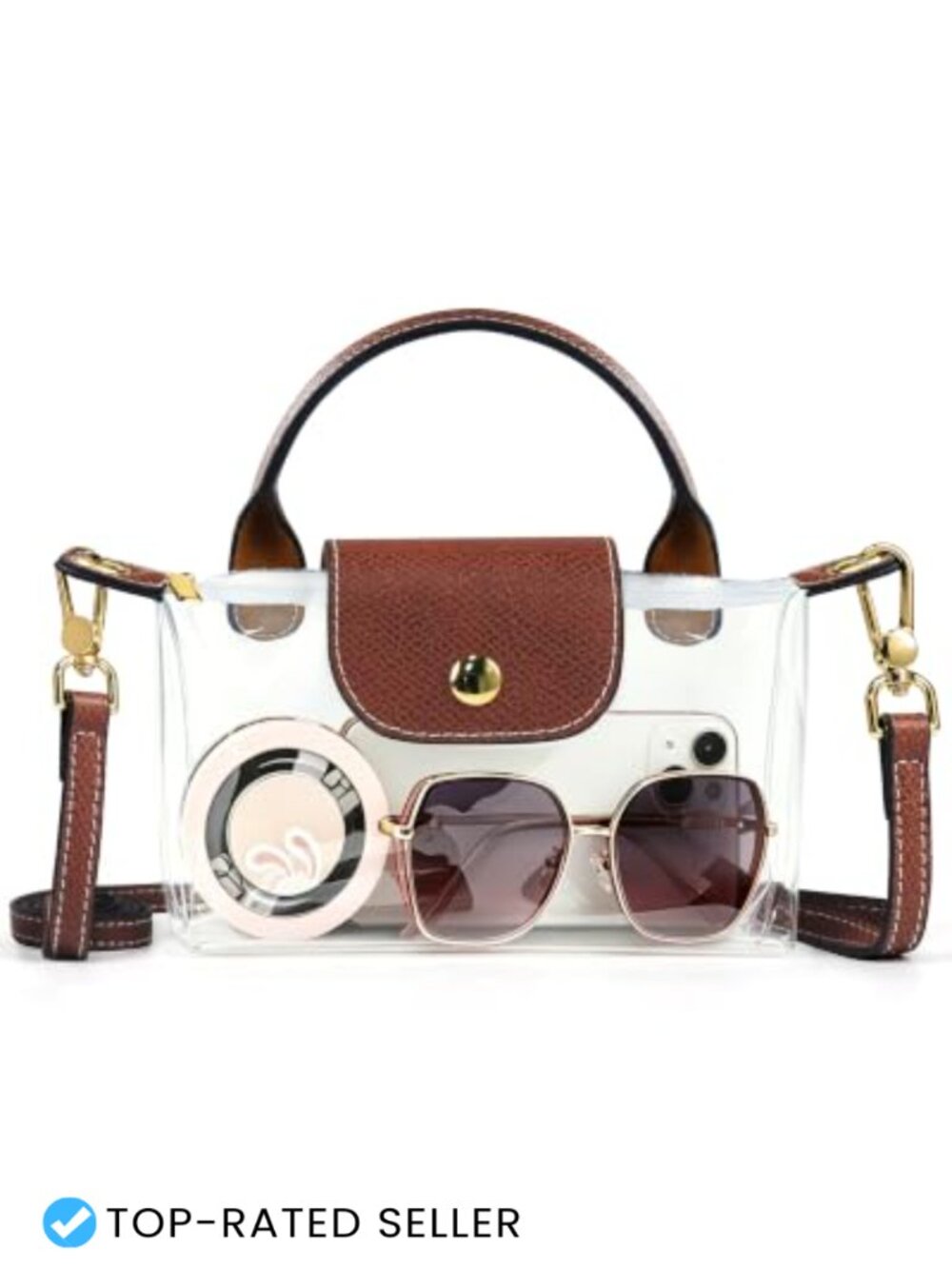 MOETYANG Mini Nylon Crossbody Bag Women Lightweight Small Handbag Detachable